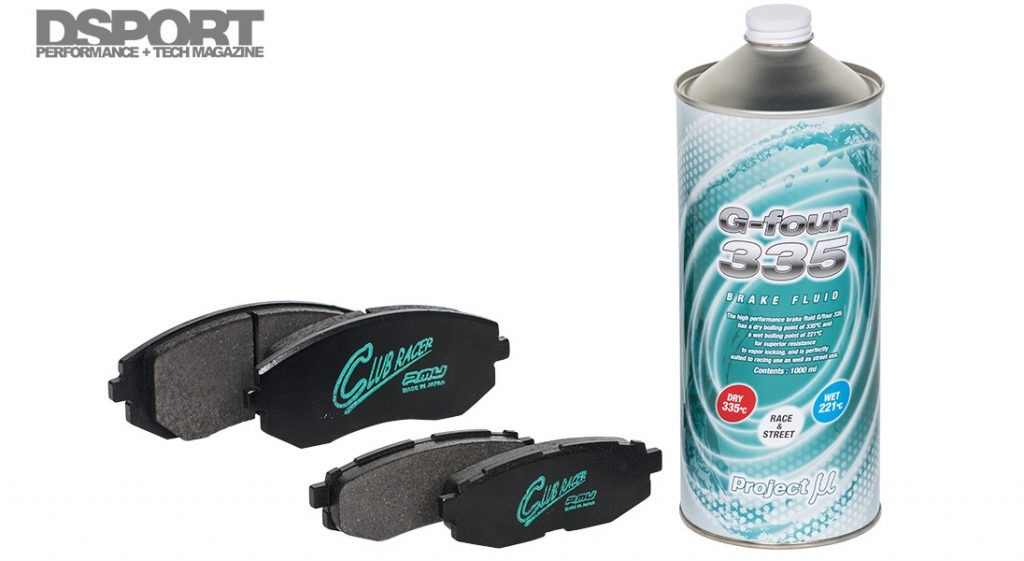 Project Mu Brake Pads ensure strong braking performance