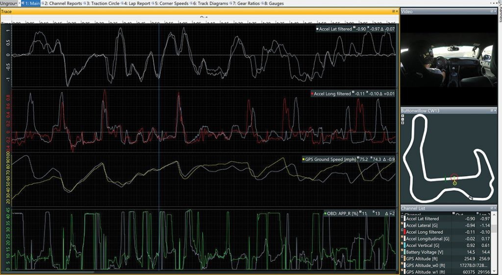 AEM AQ-1 OBDII Data Logger records vehicle and driver input data