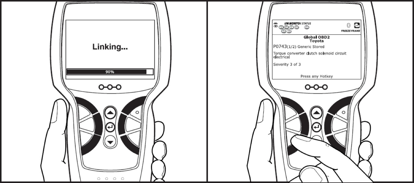 Connecting OBD2 Scanner to DLC