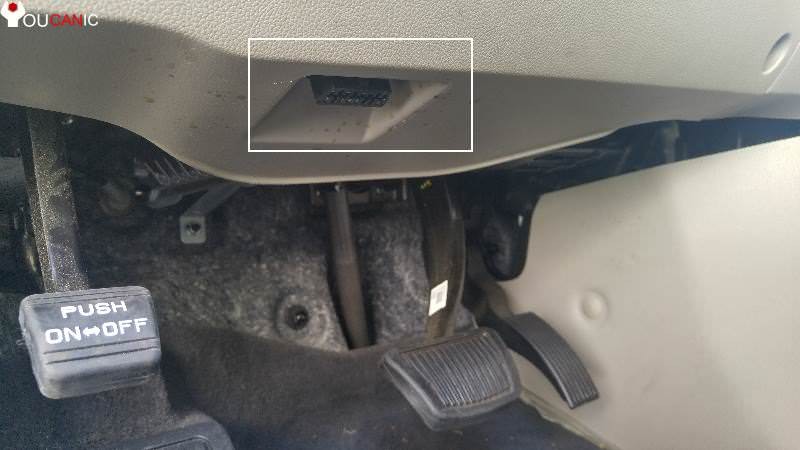 Kia Sedona 2019 OBD2 port location