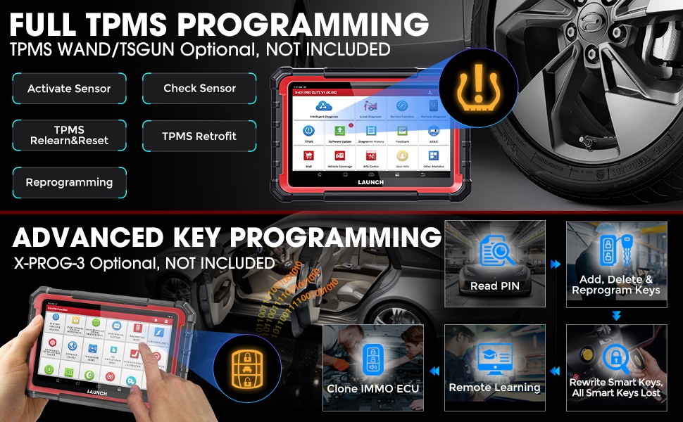 Accessories for Launch Pro OBD2 Scanner