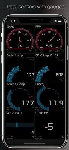Hondata Mobile App Interface