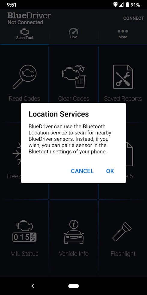 Allow Location Services