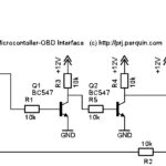 OBD2 K-line connection diagram