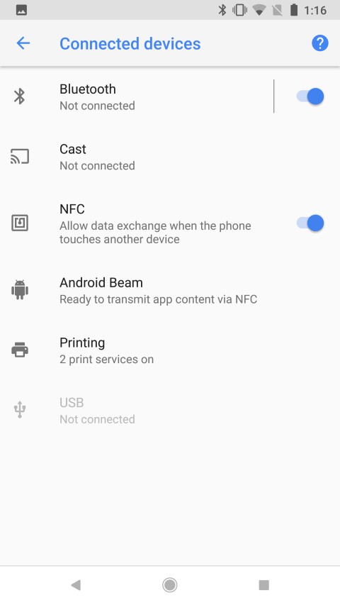 Access Bluetooth Settings