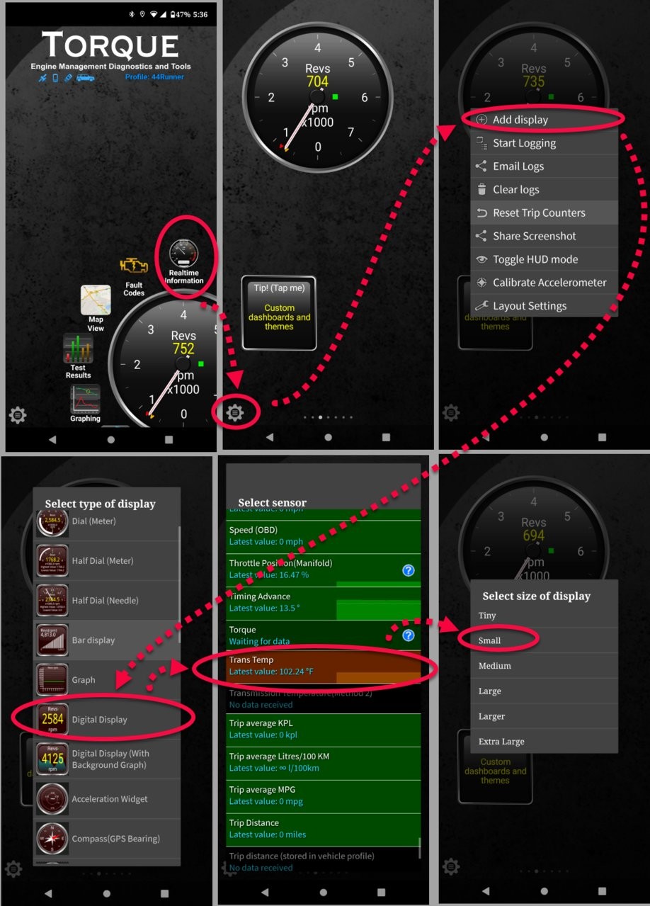 4th Gen 4Runner Torque Pro Trans Temps PID Setup -3
