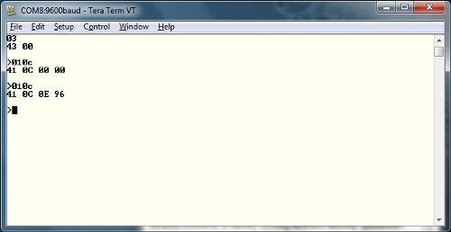 Reading Engine RPM with ELM327