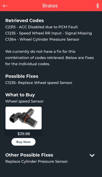 RepairSolutions2 App Detailed Repair Costs