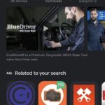 Install the BlueDriver app from the Play Store
