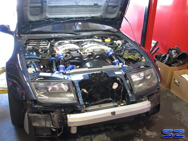 Ash product installation on a 1996 300ZX