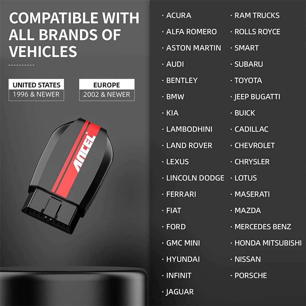 ANCEL BD200 Compatibility