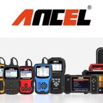 Connecting the Ancel OBD2 scanner to the vehicle's OBD2 port