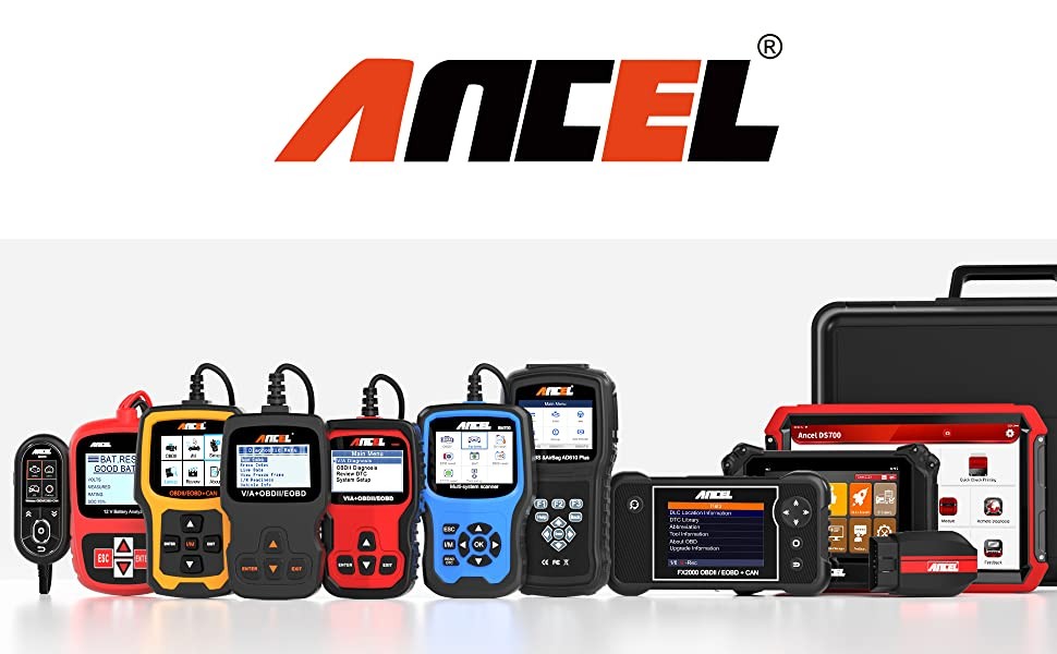 Connecting the Ancel OBD2 scanner to the vehicle's OBD2 port