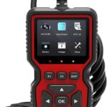 V519 OBD2 Scanner displaying real-time data
