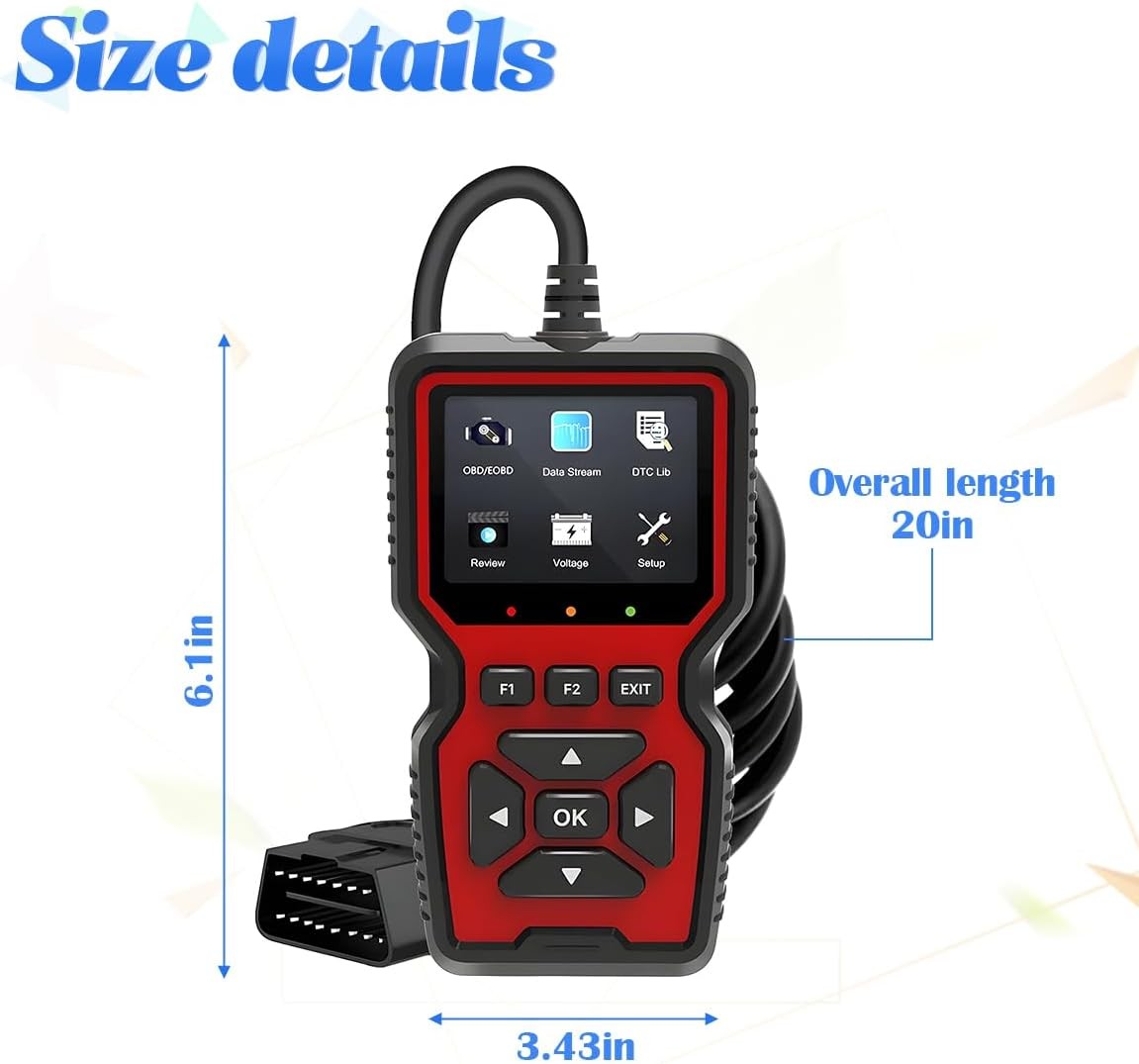 V519 OBD2 Scanner in use for vehicle diagnostics