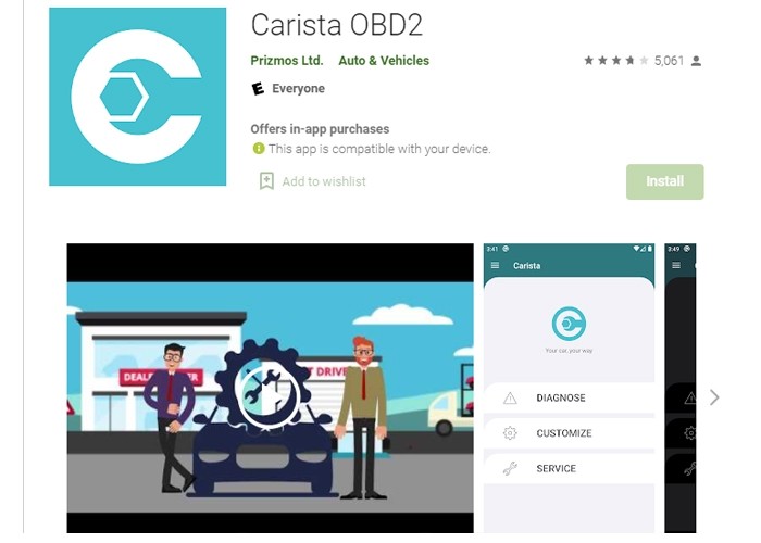 OBD2 Scanner and Phone