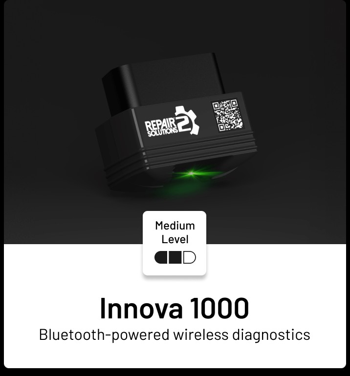 Innova 1000 code reader clearing engine codes