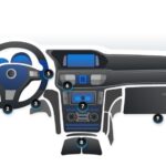 Various OBD2 port locations in different car models, showcasing the standardization and common placement