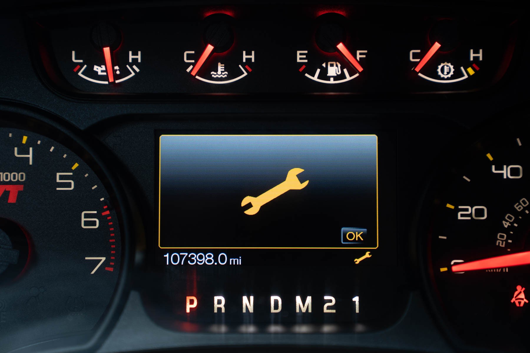 OBD2 Scanner Display