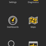 Android home screenshot with the Connected icon highlighted.