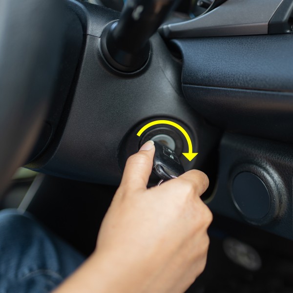 Turn on the Ignition but do not start the engine