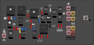 2006 Chevrolet Malibu fuse box diagram Engine Compartment Fuse Block