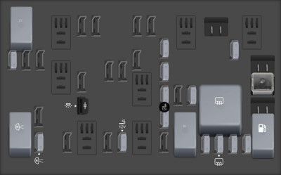 2006 Chevrolet Malibu fuse box diagram Rear Compartment Fuse Block