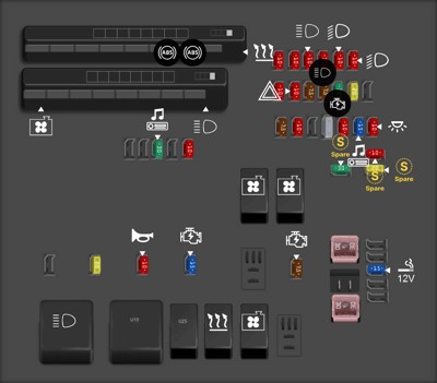 Toyota Corolla engine compartment fuse box location