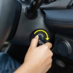 Locating the OBD2 port under the dashboard
