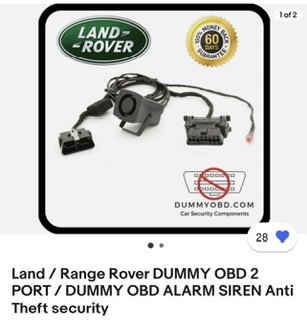 OBD2 Port Location in Land Rover Range Rover 4.6 HSE