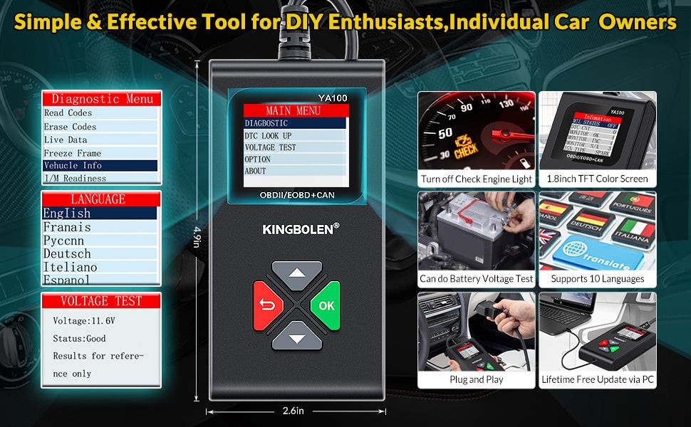 Auro OBD2 Scanner Troubleshooting
