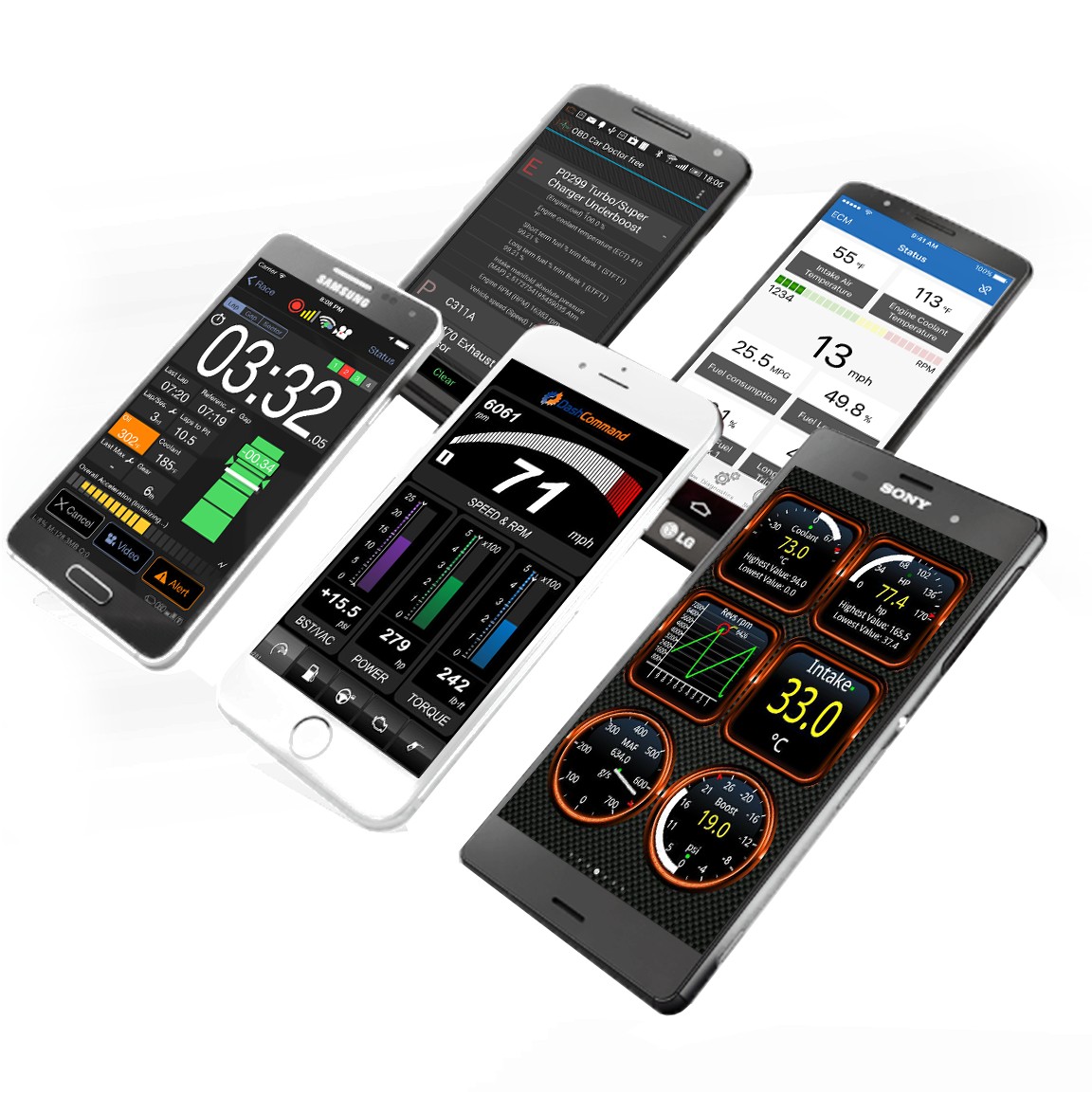 OBD2 Scanner and Smartphone Connection