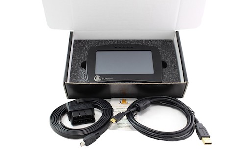 KTunerFlash V2 Touch displaying real-time data