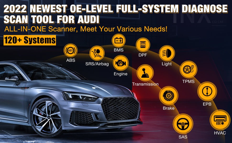 Launch Creader Elite OBDII Scanner for BMW/AUDI/BENZ/GM