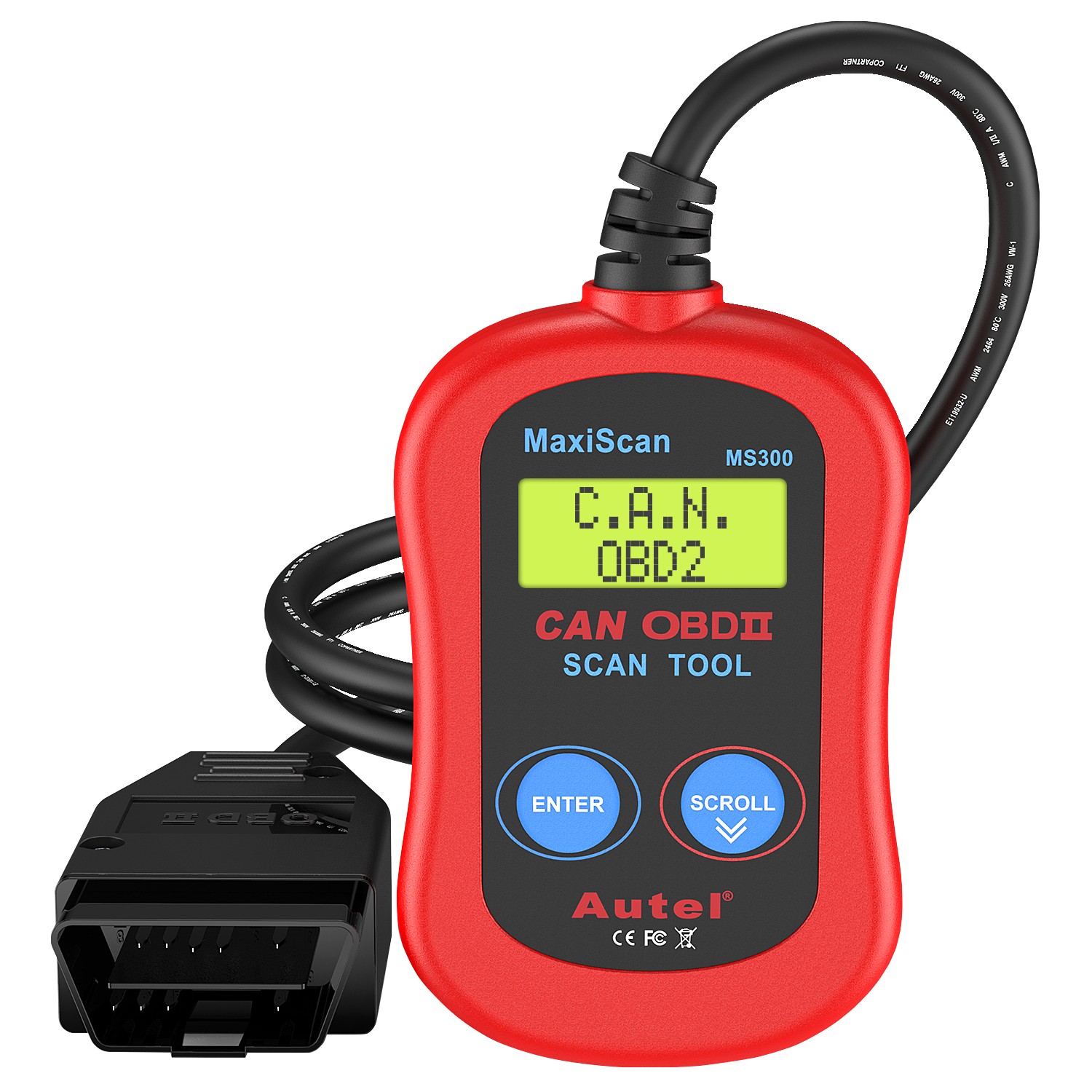 Oxgord CAN OBD2 Scan Tool MS300 in use