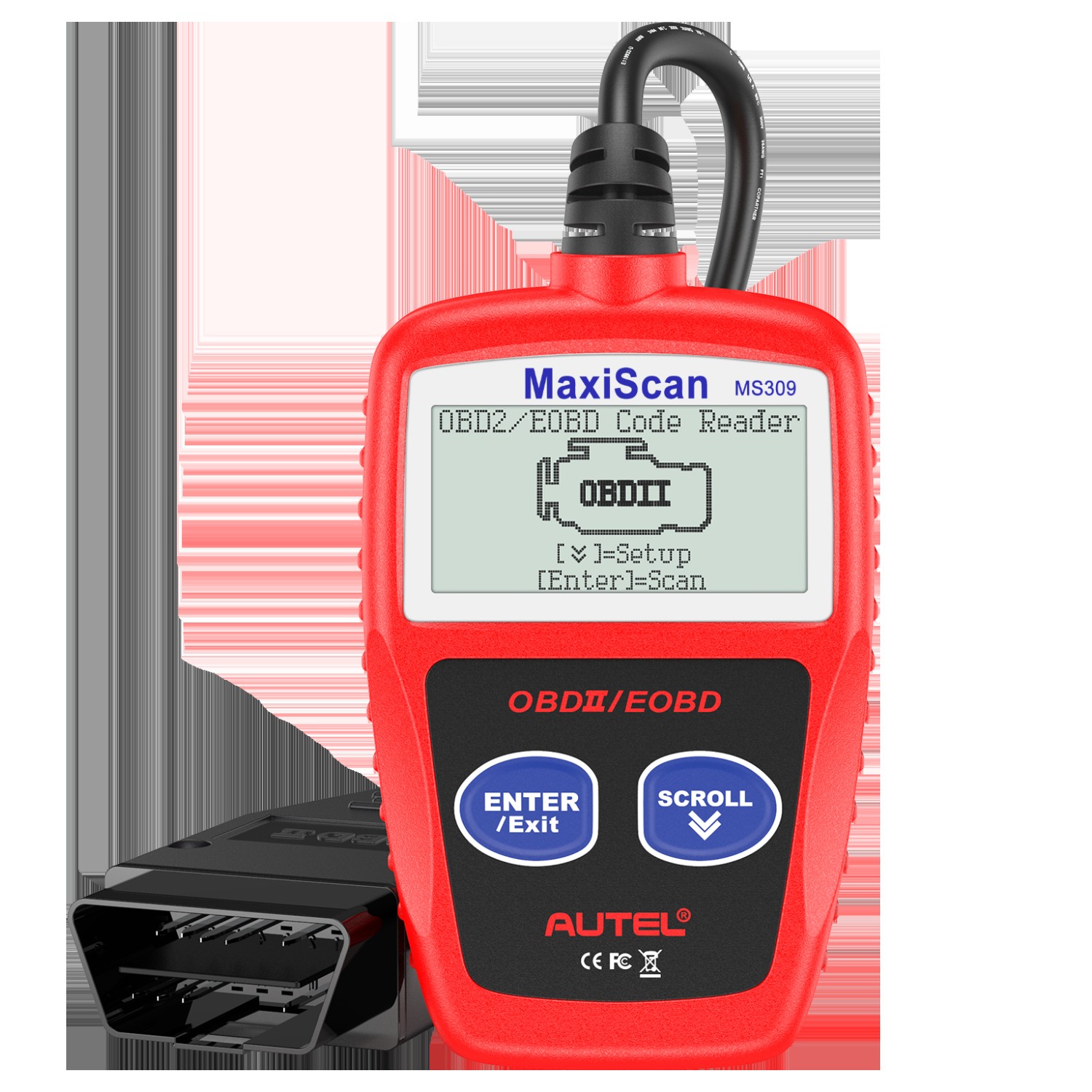 Autel MaxiScan MS309 OBD2 Scanner in Use