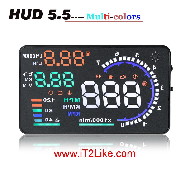 Leelbox OBD2 HUD A8 display