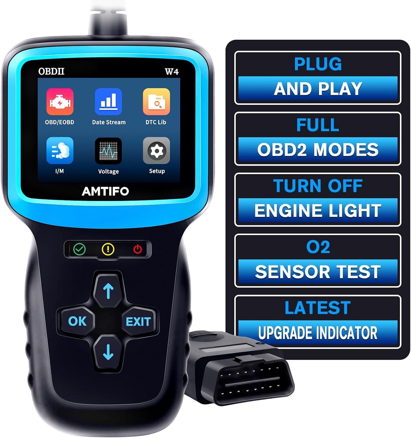 AMTIFO W4 OBD2 Scanner Interface