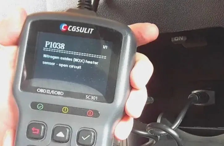 OBD2 scanner interpret error codes