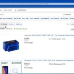 OBD2 Scanner Connected to Car