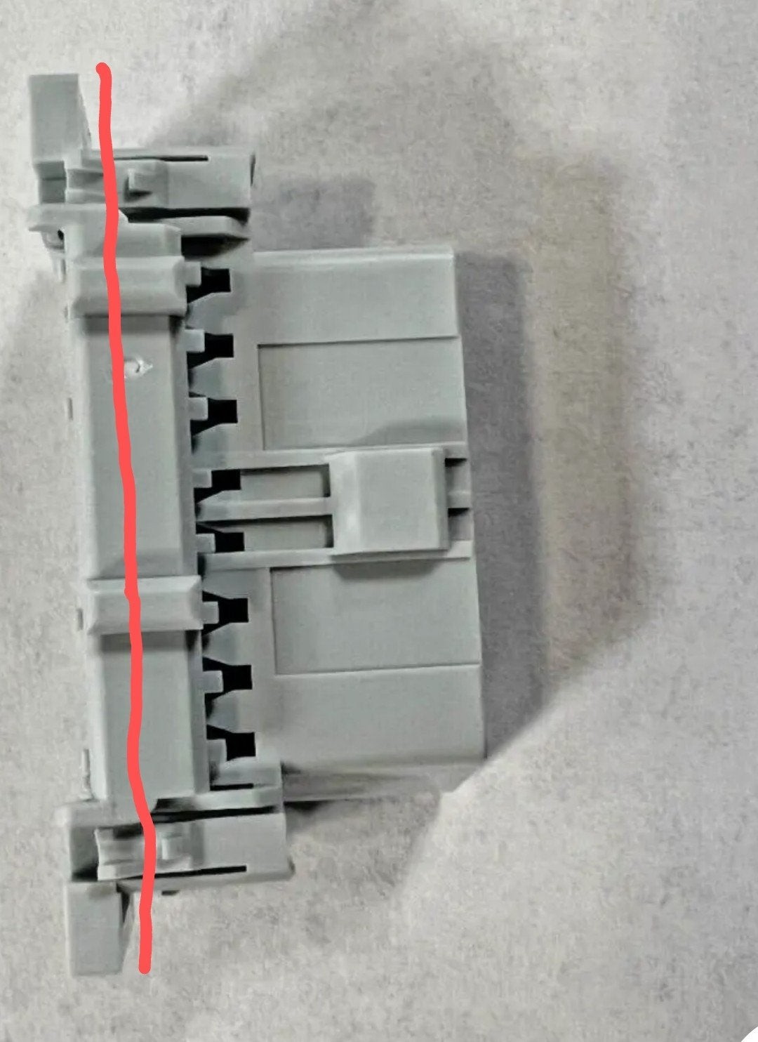 Side View of OBD2 Connector Port