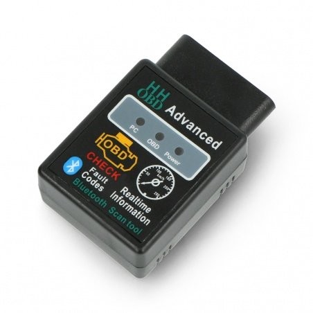 HH Advance OBD2 Scanner Displaying Error Codes