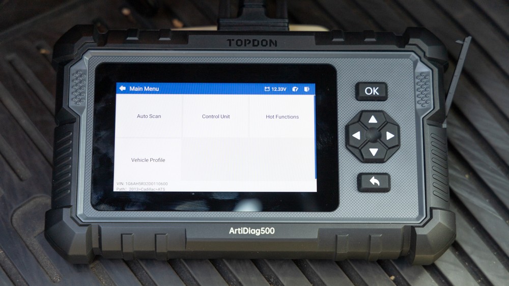 Topdon ArtiDiag500 Vehicle Diagnostic Display