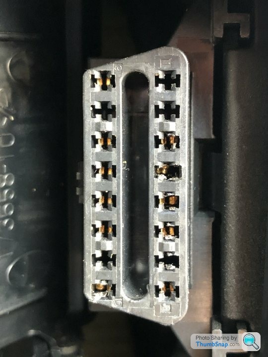 Damaged OBD2 Port