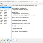 Bluetooth OBD2 scanner connected to a smartphone