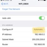 iPhone Wi-Fi Settings