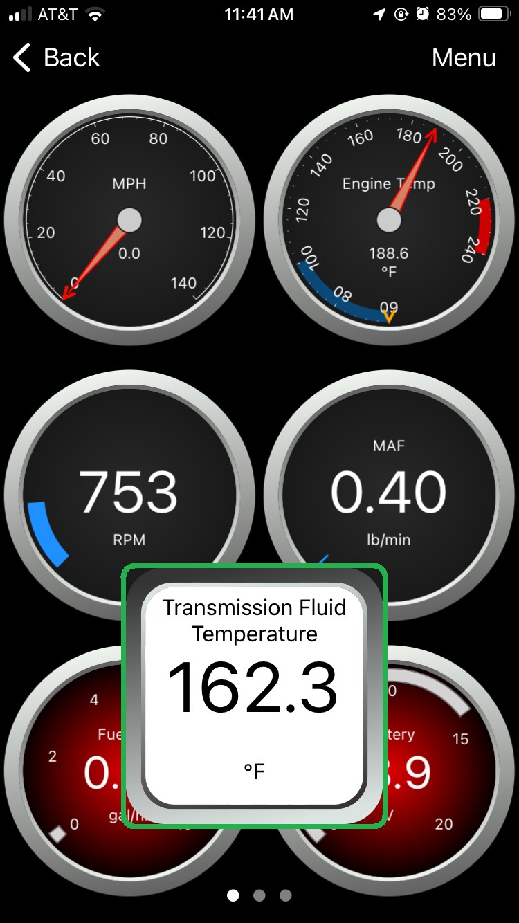 OBD2 Scanner Connected to Car